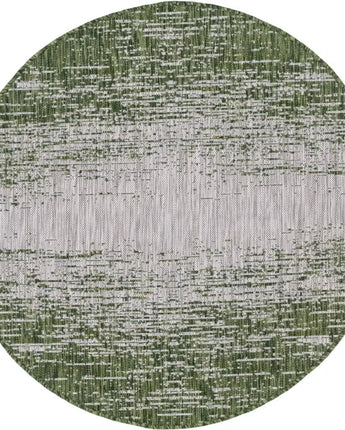 Coastal outdoor modern ombre rug - Green / 4’ 1 x 4’ 1 /