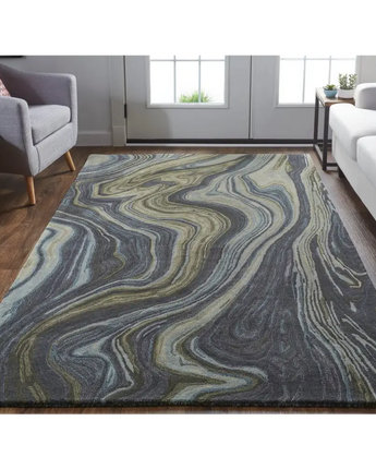 Amira Contemporary Marble Rug - Area Rugs