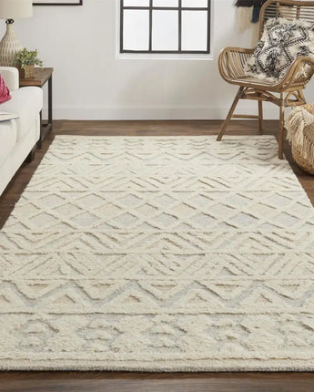 Anica Moroccan Chevorn Wool Tufted - Area Rugs