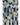 Arazad Tufted Graphic Chevron Rug - White / Blue / Rectangle