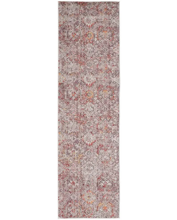 Armant Bohemian Space Dyed Ornamental - Pink / Gray / Runner