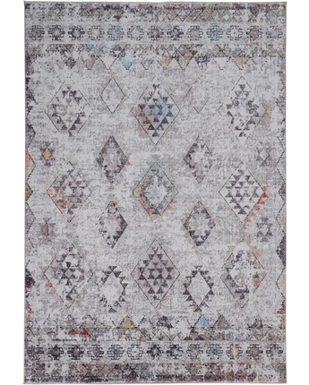 Armant Bohemian Space Dyed Rug - Gray / Rectangle / 2’ x 3’ 