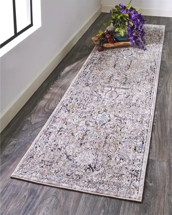 Armant Medallion Space Dyed Rug - Area Rugs