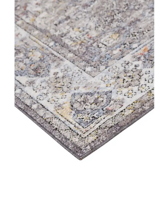 Armant Space Dyed Medallion Rug - Area Rugs