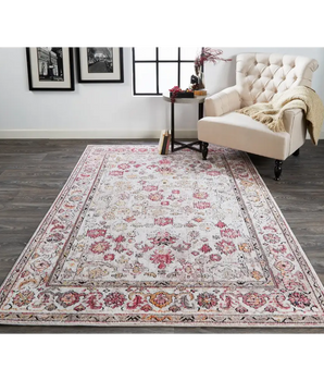 Armant Space Dyed Ornamental w/Border - Area Rugs