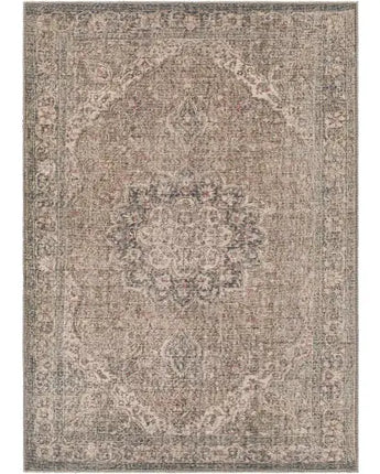 Arum Washable Area Rug - Dusty Sage Green / Rectangle / 5x7 
