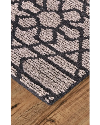 Asher Geometric Floral Wool - Area Rugs