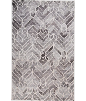 Asher Geometric Tufted Wool - Gray / Rectangle / 2’ x 3’ - 