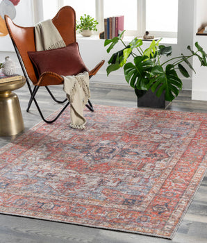 Aster Washable Area Rug - Area Rugs