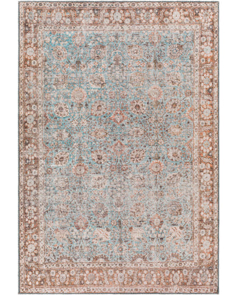 Aster Washable Area Rug - Light Blue / Rectangle / 5x7 - 