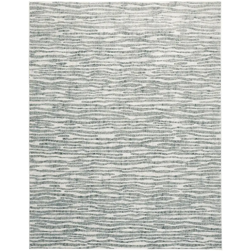 Atwell Contemporary Abstract - Green / Gray / Rectangle / 2’