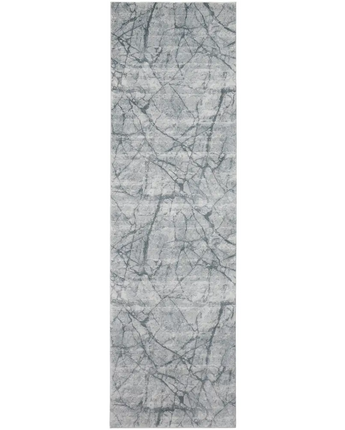 Atwell Contemporary Marble - Teal / Gray / Rectangle / 3’ x 