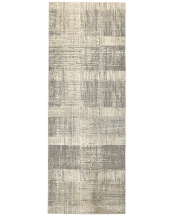 Aura Luxe Modern Rug - Gray / Beige / Runner / 2’-10 x 7’-10