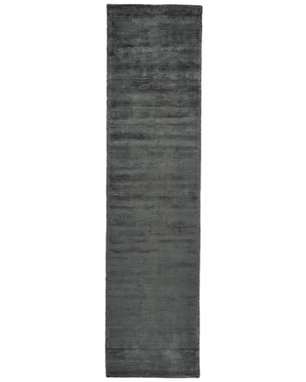 Batisse Transitional Minimalist Rug - Dark Gray / Runner / 