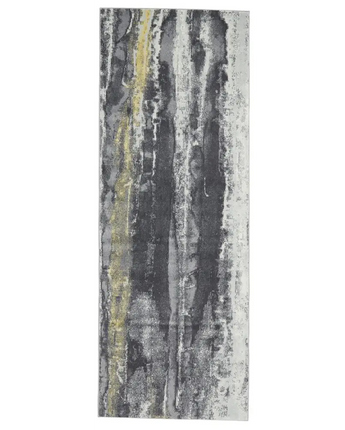Bleecker Watercolor Effect Rug - Gray / Runner / 2’-10 x 