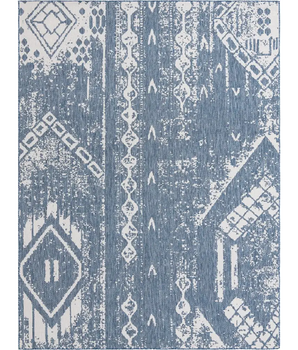 Bohemian outdoor bohemian anthro rug - Blue / 9’ x 12’ /