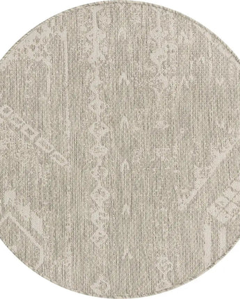 Bohemian outdoor bohemian anthro rug - Gray / 4’ 1 x 4’ 1 /