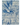 Brixton Contemporary Sunburst Print Rug - Blue / White / 