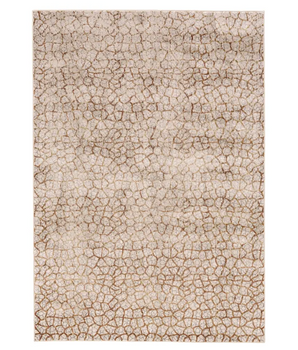 Cannes Lustrous Textured Rug - Gray / Brown / Rectangle / 