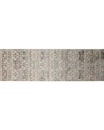 Caprio Space Dyed Persian Rug - Gray / Tan / Runner / 2’-6 x