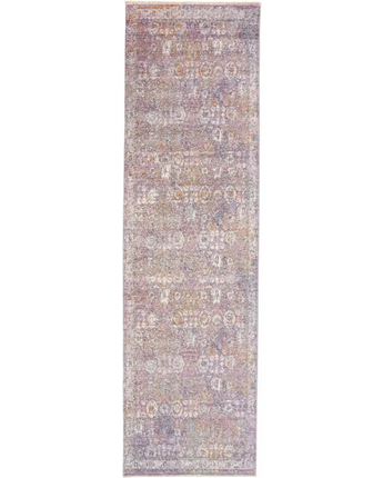 Cecily Luxury Distressed Ornamental - Purple / Gold / Runner