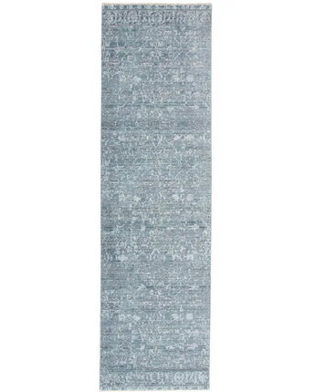 Cecily Luxury Distressed Ornamental - Teal / Gray / Runner /