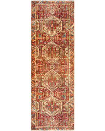 Chloé Washable Area Rug - Brick Red / Runner / 2’7 x 7’10 