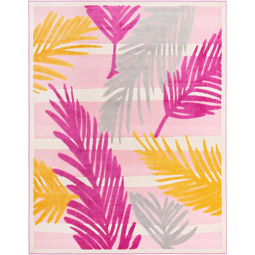 Coastal aruba outdoor barcadera rug - Pink / 9’ x 12’ 2 /