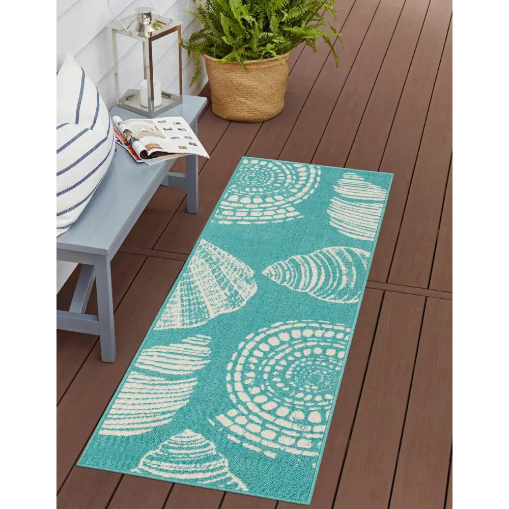 Coastal outdoor coastal bodrum rug - Rugs