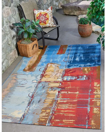 Contemporary outdoor modern baja rug - Rugs