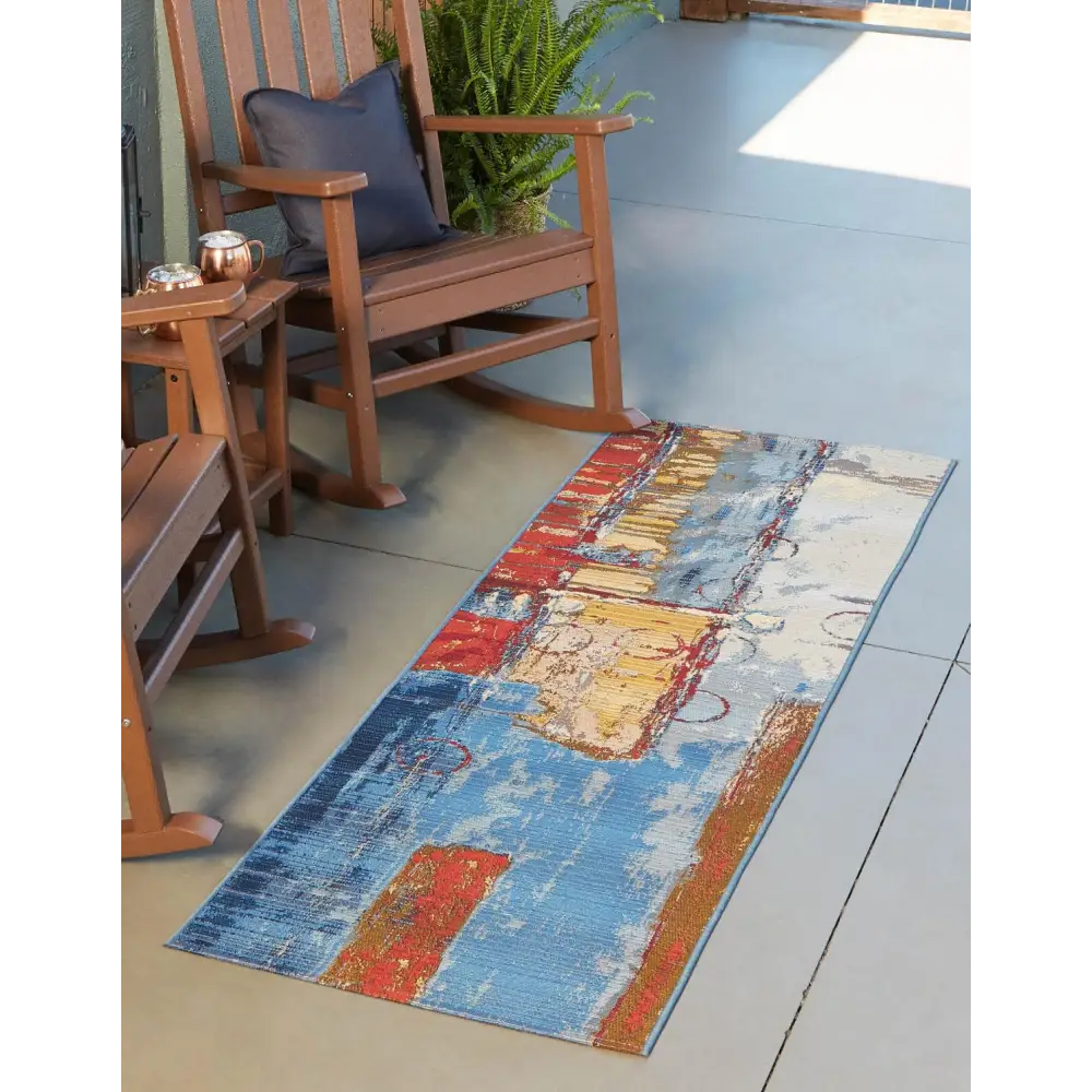 Contemporary outdoor modern baja rug - Rugs