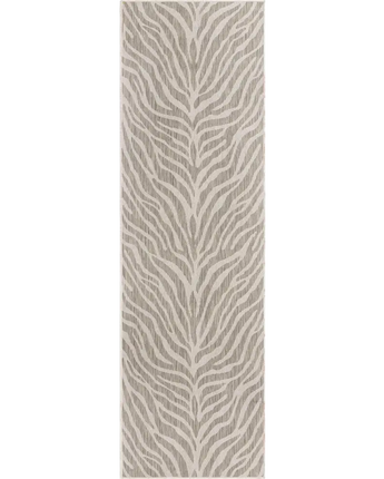 Contemporary outdoor safari tsavo rug - Gray / 2’ 11 x 10’ /