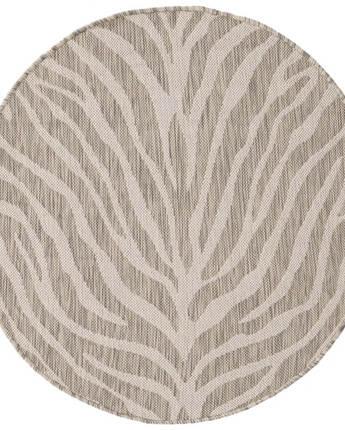 Contemporary outdoor safari tsavo rug - Gray / 3’ 1 x 3’ 1 /