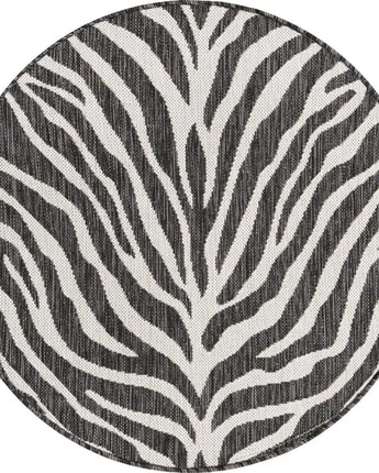 Contemporary outdoor safari tsavo rug - White / 3’ 1 x 3’ 1