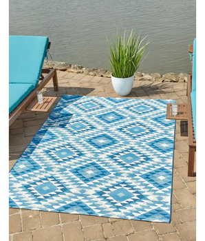 Contemporary outdoor southwestern fethiye rug - Rugs