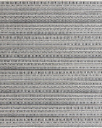 Contemporary outdoor striped maia rug - Light Blue / 10’ x
