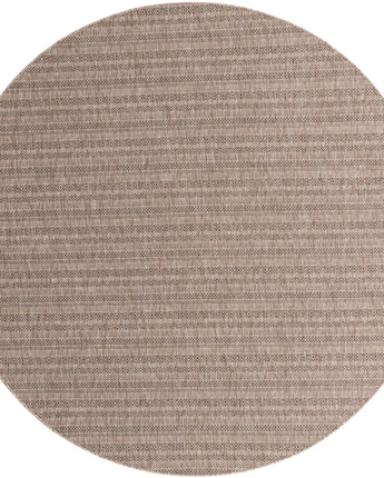 Contemporary outdoor striped maia rug - Natural / 10’ x 10’