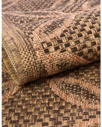 Contemporary outdoor trellis spiral rug - Rugs