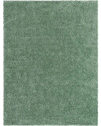 Davos shag rug (rectangular) - Green / Rectangle / 9x12 -