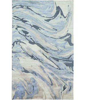 Dryden Contemporary Abstract - Blue / Beige / Rectangle / 2’