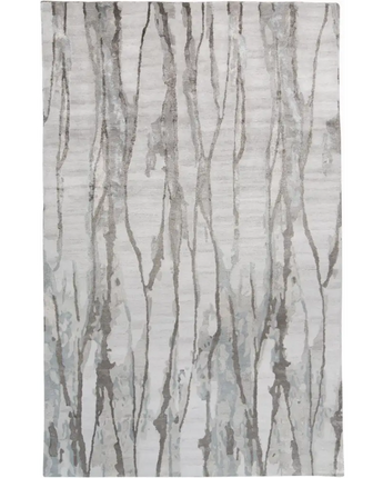 Dryden Contemporary Abstract - Gray / Silver / Rectangle / 