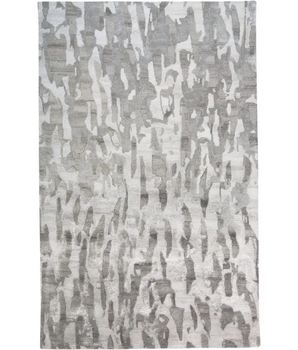 Dryden Contemporary Abstract Rug - Gray / Silver / Rectangle