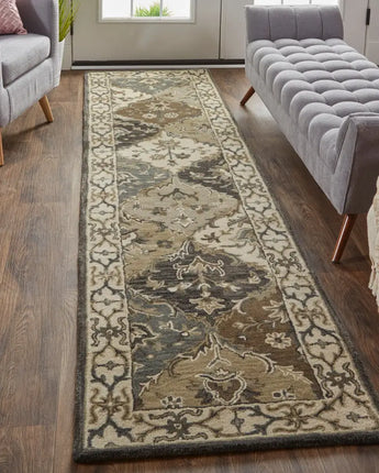 Eaton Diamond Floral Agra Wool - Rug Mart Top Rated Deals + Fast & Free Shipping
