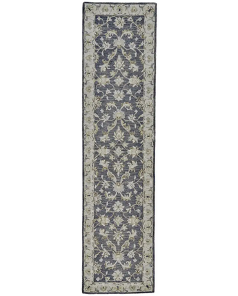 Eaton Traditional Persian Wool Rug - Blue / Gray / Runner / 