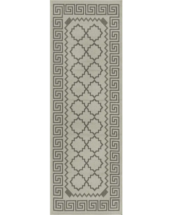 Eclectic outdoor trellis stars rug - Gray / 2’ x 6’ 1 /