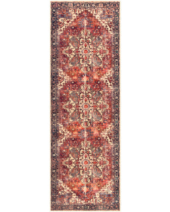 Édith Washable Area Rug - Brick Red / Runner / 2’7 x 7’10 