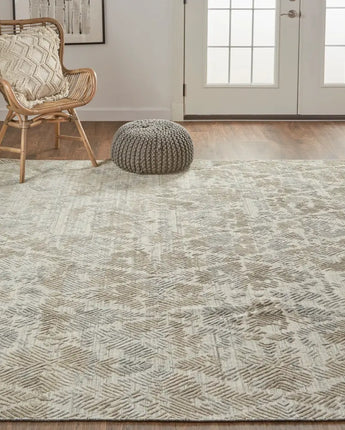 Elias abstract chevron accent rug - Area Rugs