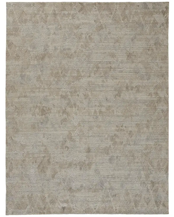 Elias abstract chevron accent rug - Gray / Taupe / 5’ x 8’ /