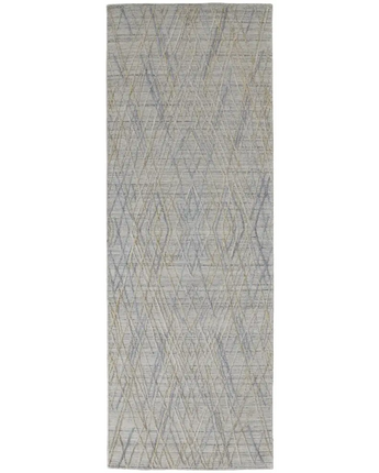 Elias abstract diamond accent rug - Gray / Taupe / 2’-9 x