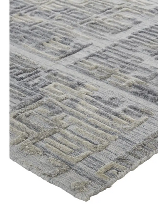 Elias Luxe Geometric Maze - Area Rugs